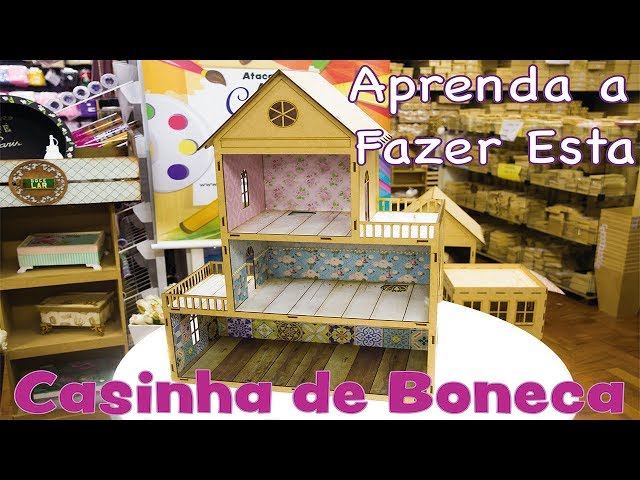 Casa Casinha Pintada Barbie/polly/lol Grande 80cm 25 Móveis