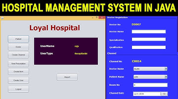 Hospital Management System project in Java Mysql