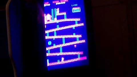 Donkey Kong Arcade Monitor problem repair vertical foldover