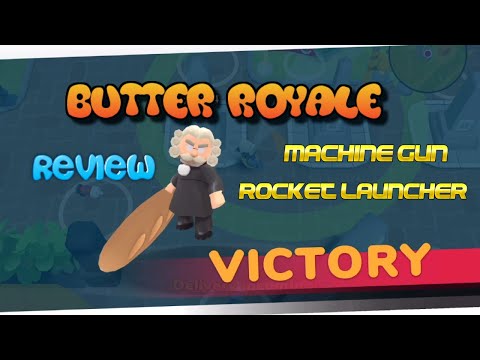 Butter Royale - Review and Where to get the Machine Gun and Rocket Launcher [Apple Arcade]