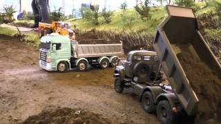 rc construction site at work