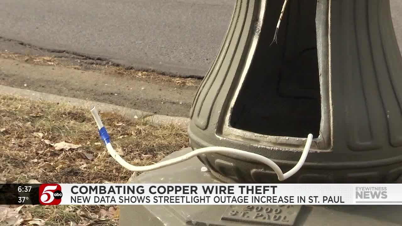 Street light outages due to copper wire theft cost St. Paul more than ...