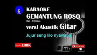 GEMANTUNG ROSO Karaoke versi Akustik