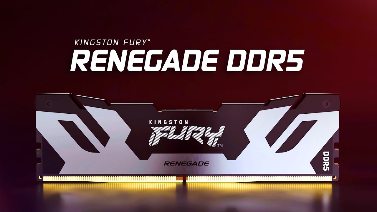 DDR5 Memory with speeds up to 6400MT/s – Kingston FURY Renegade