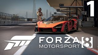 Forza Motorsport 8  - Геймплей Прохождение Часть 1 ( Без Комментариев, Pc)
