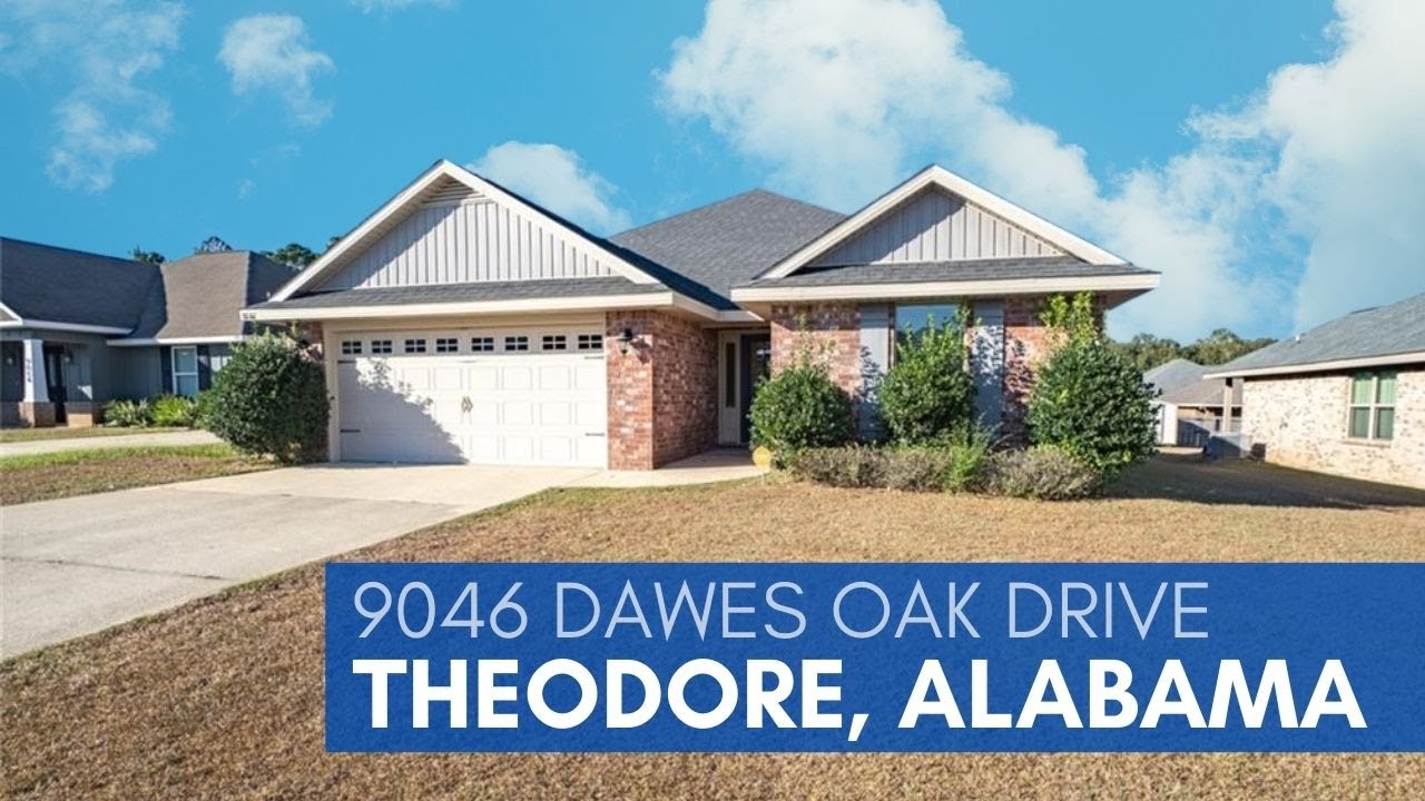 9046 Dawes Oak Drive, Theodore, Alabama Houses for Sale Near Mobile Real Estate 2022 YouTube
