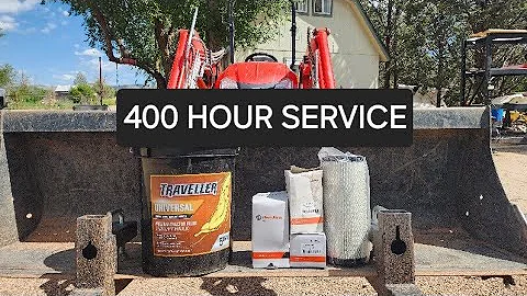 Kioti CK2610 HST - Transmission Hydraulic Fluid Change - 400 Hour Service