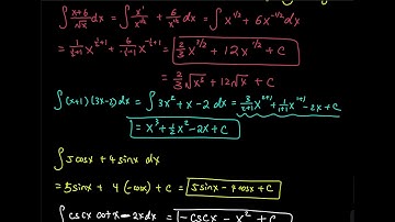 5.4 Part 3/4: More Examples of Finding General Solution of Indefinite Integrals | Integral Calculus