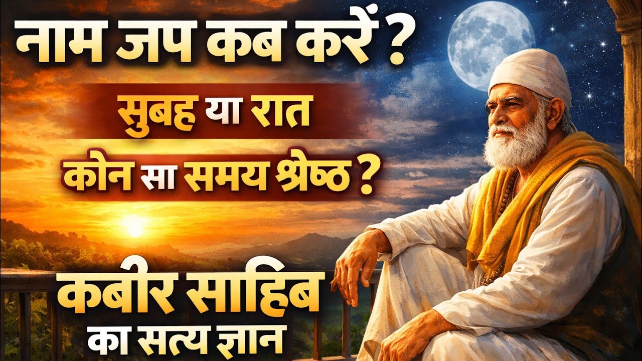 🌿 नाम जप कब करें? सुबह या रात | कौन सा समय श्रेष्ठ? | कबीर साहिब का सत्य ज्ञान