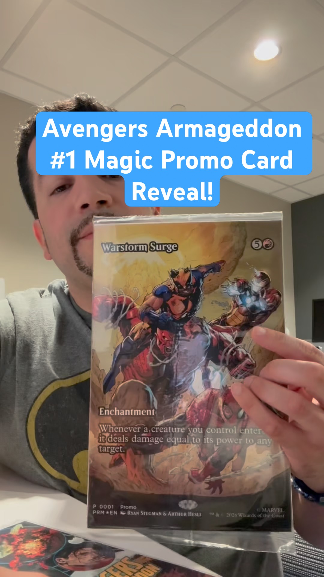 AVENGERS ARMAGEDDON #1 OPENING! Exclusive Magic Card Reveal