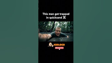 This man got trapped in quicksand #shorts #quicksand