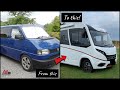 How did we get a free Motorhome for a year? Our VANLIFE journey from VW T4 to A Class Motorhome