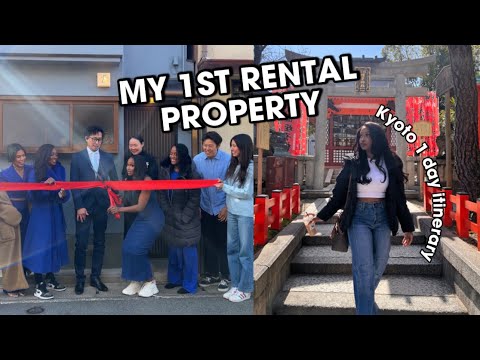 I opened a rental property in Japan! Family trip to Kyoto