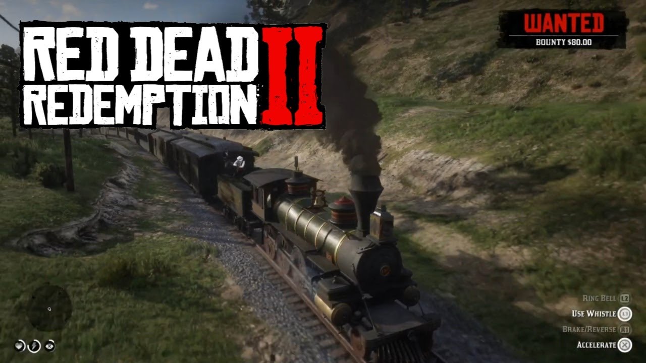 Red Dead Redemption 2 - Stealing a train and escaping the law - YouTube
