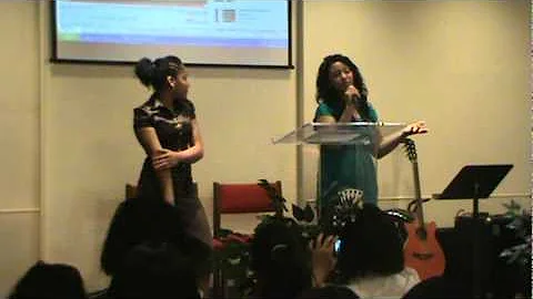 CINDY & JEANNETTE CAMACHO en AFERRADA- IGLESIA CRI...