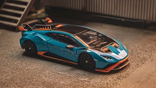 POP RACE 64 LAMBORGHINI HURACAN STO BLUE LAUFEY - YouTube