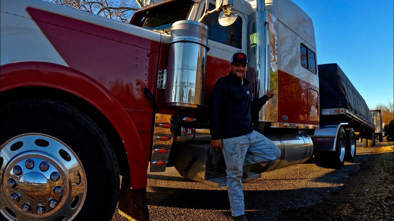 PETERBILT TRUCKING VLOG. Curbs PA to Virginia , Lumber back to Amish Country   