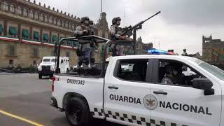 Guardia Nacional participa en la conmemoración del 210 Aniversario de la Independencia de México