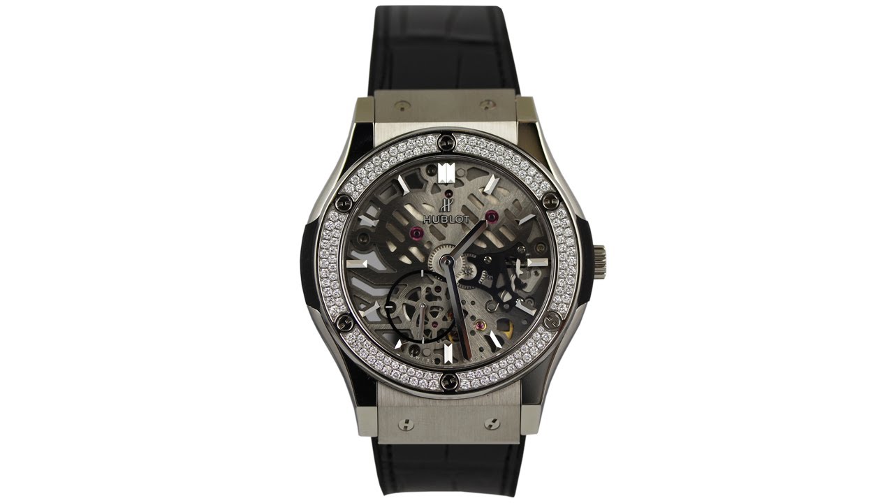 Hublot Classic Fusion 511.ZX Black Dial, Zirconium, 45.0 mm, Analog