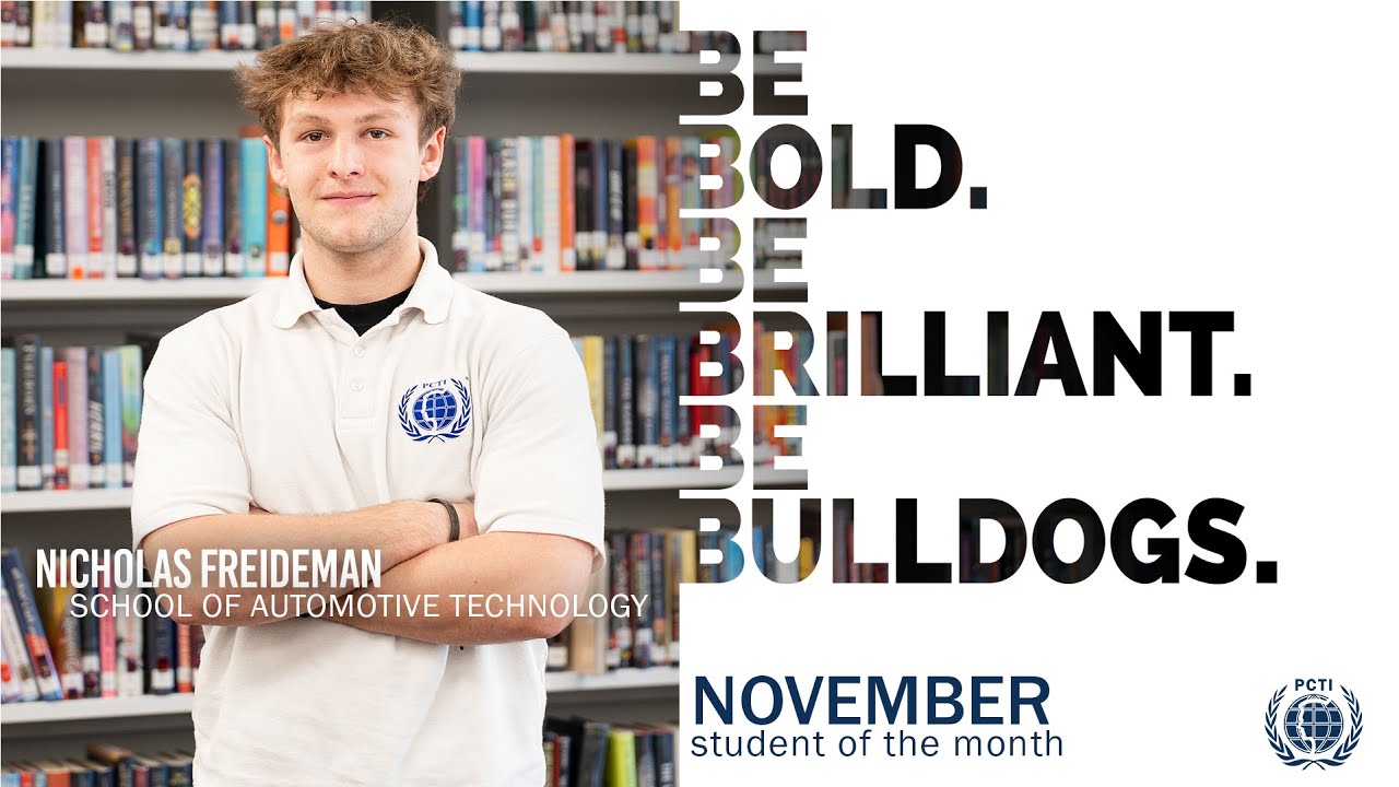 PCTI Presents November Student of the Month | Nicholas Freideman