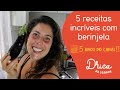 5 receitas veganas incríveis com berinjela | Drica na Cozinha