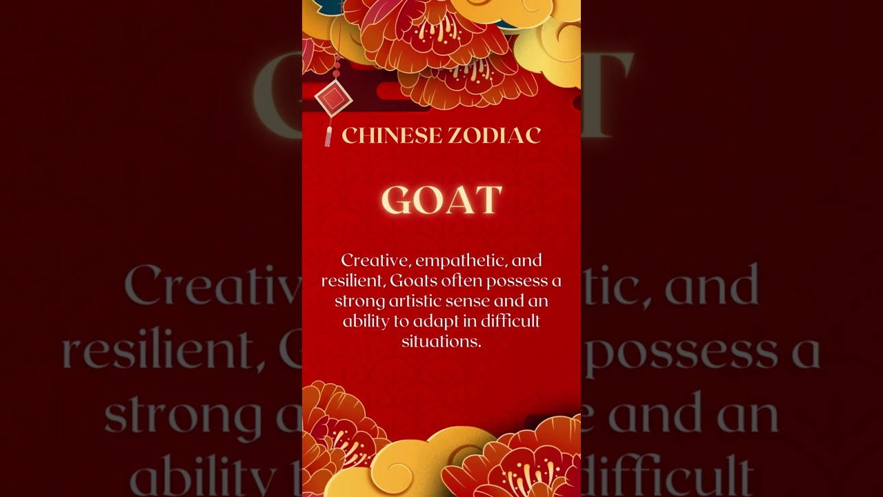 Climbing into the Creative and Gentle World of the Chinese Zodiac's Goat 🐐🌙✨