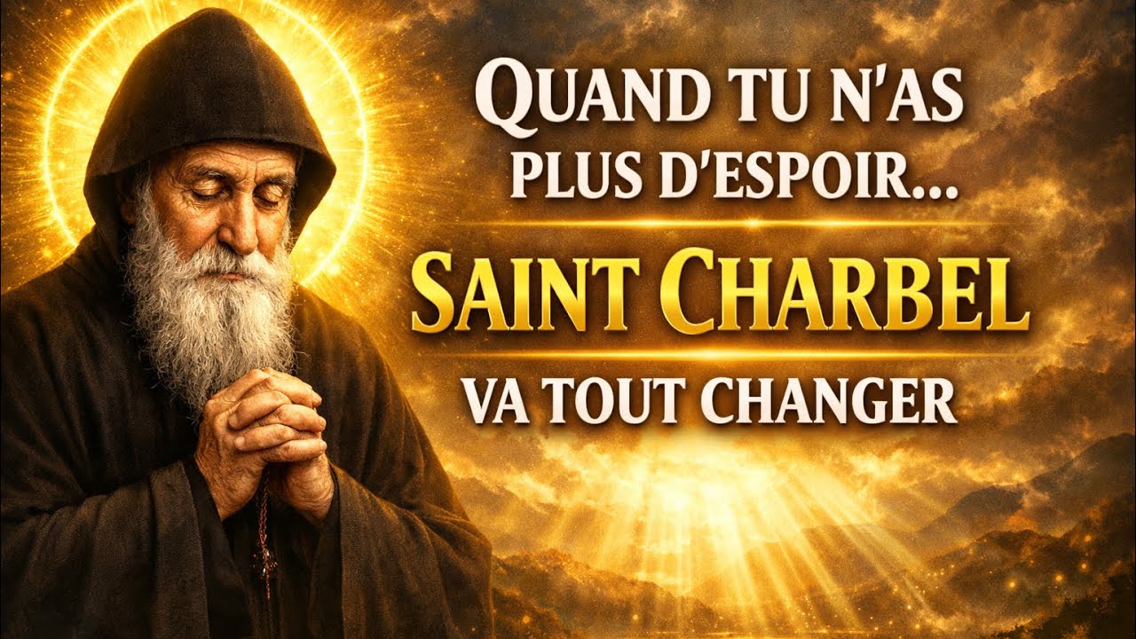 🌊 PRIÈRE à SAINT CHARBEL pour la GUÉRISON dans une SITUATION SANS ESPOIR