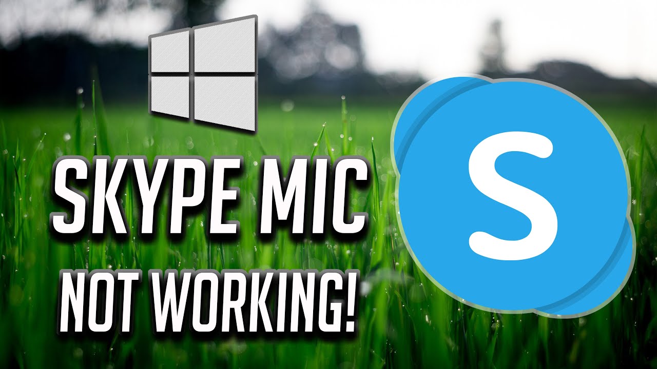 why is mic not working on skype