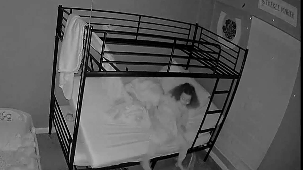 Bunk Bed Caught On Camera Collapsing With Kids On It
