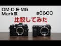 OM-D EM-5 MarkⅢとa6600比較紹介してみた