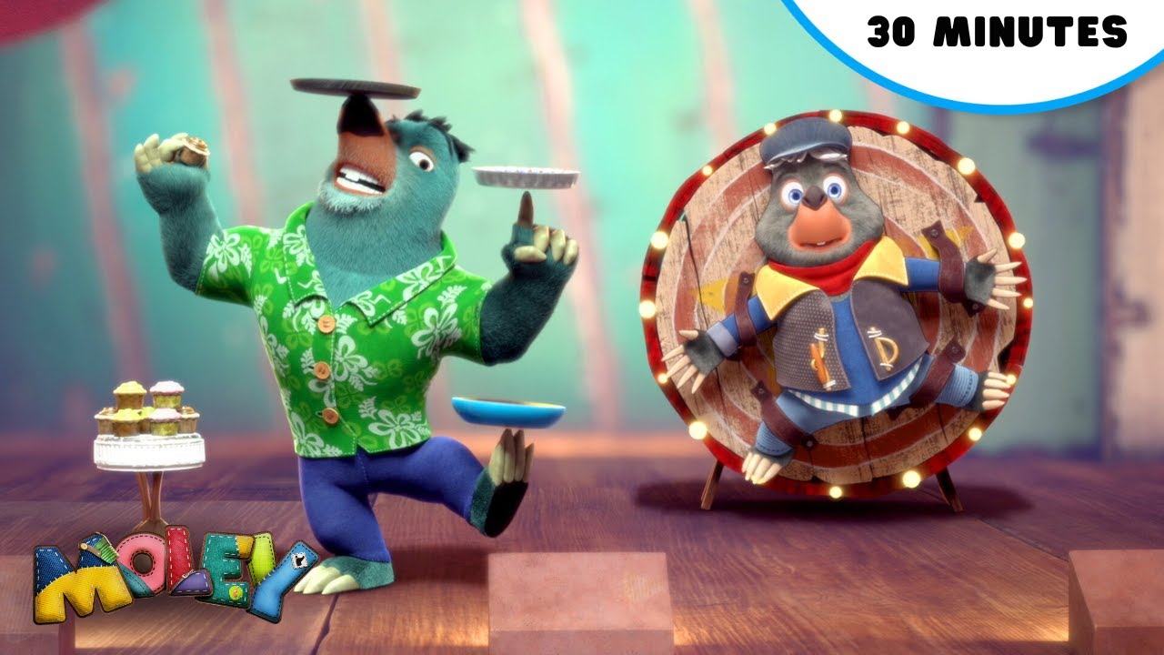 MoleTown's Got Talent Special: 3 Back-to-Back Episodes of Moley | Family Fun #Moley