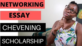 Networking Essay Tips For The Chevening Scholarship