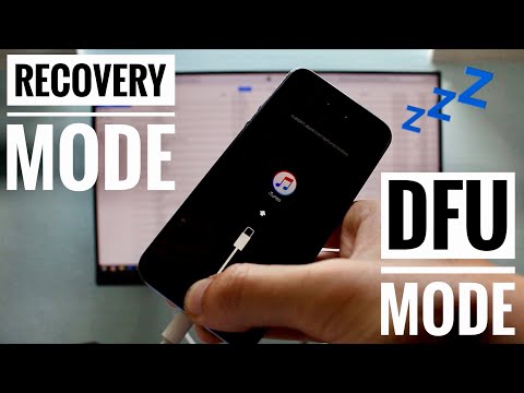 ✅ Jak na DFU a Recovery mode - iPhone 6s, 6, 5s, 5c, 5, 4s , 4, 3GS, 3G, 2G