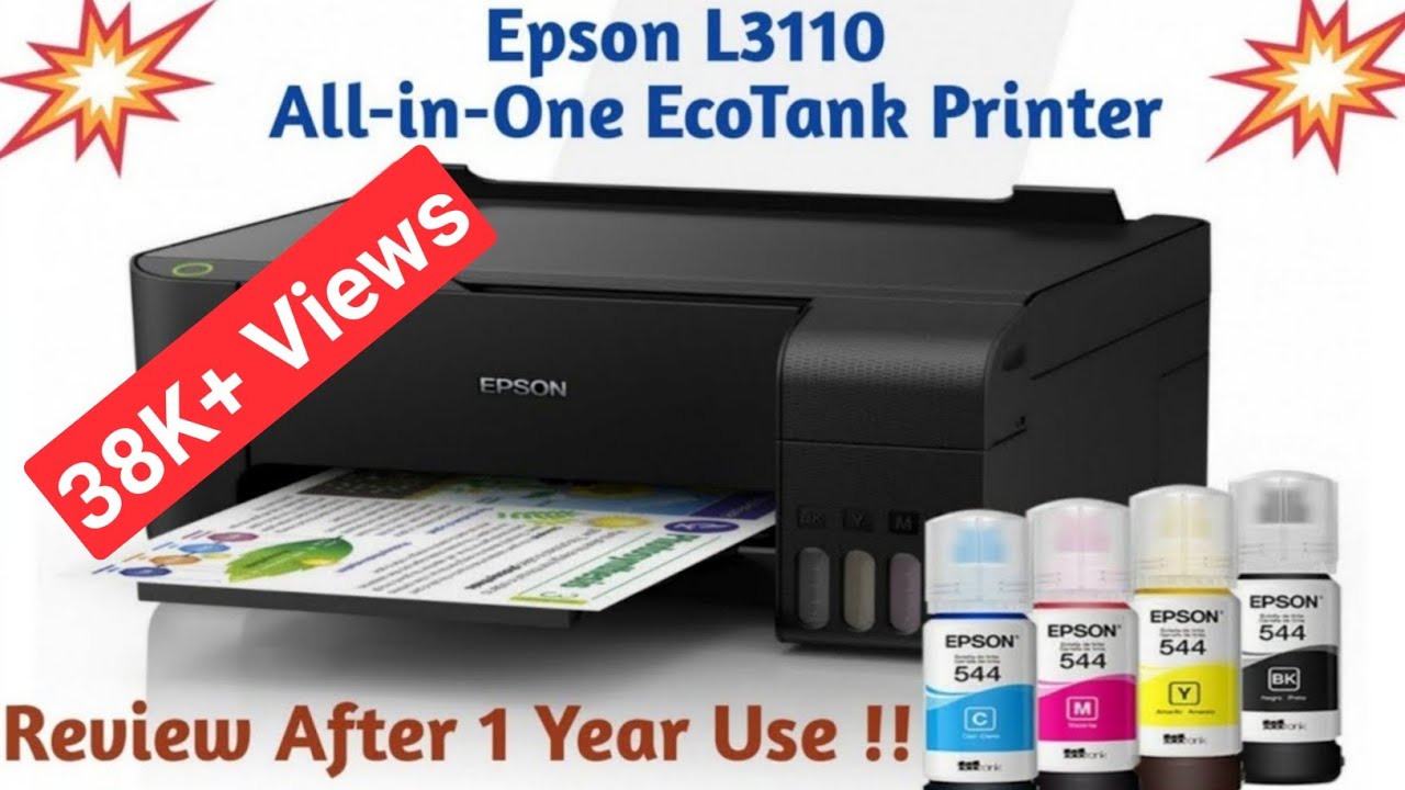 Epson L3110 Printer || Review After 1 Year Use 🔥🔥 - YouTube