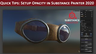 Substance Painter - Opacity Channel Setup