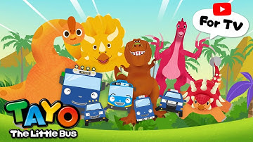 [For TV] Rescue Team in Dino World Full Compilation | Learn Dinosaurs | Tayo English Episodes