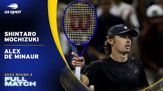 Shintaro Mochizuki vs. Alex de Minaur Full Match | 2025 US Open Round 2