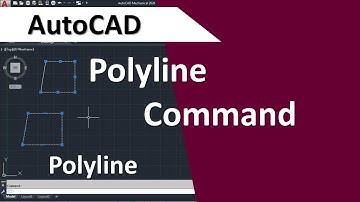 How to Draw Polyline I Polyline in AutoCAD I Use of Polyline I Difference between Line & Polyline II