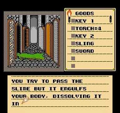 Shadowgate - Death by Slime