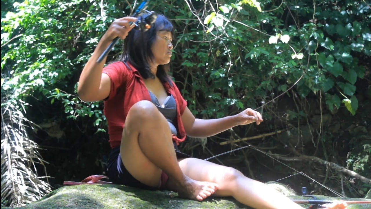 Beautiful shrimp fishing at a beautiful river spot