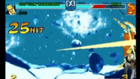 Marvel vs Capcom EX (PSone): Captain Commando 43 Hit Combo