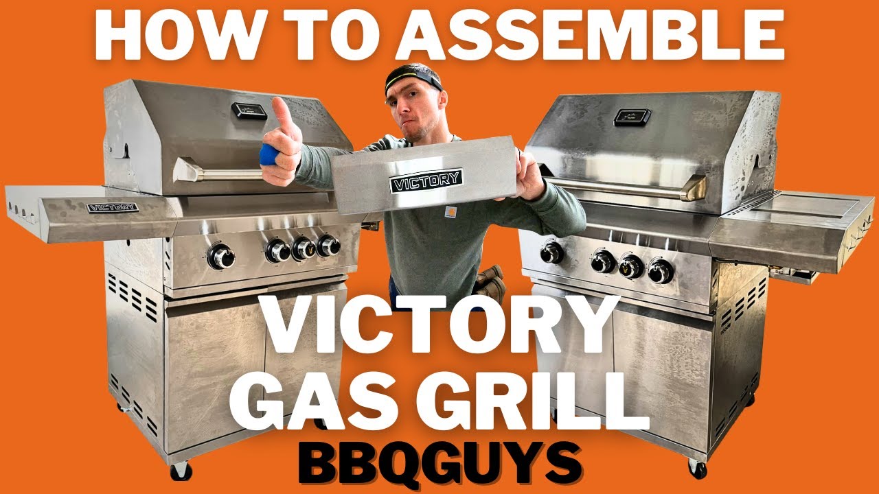 Как собрать газовый гриль Victory с 3 конфорками