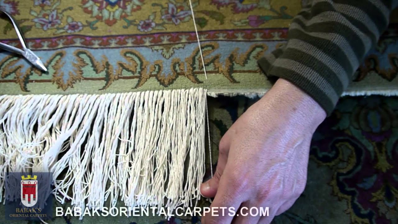 4-Adding Fringe to a Persian Carpet - YouTube