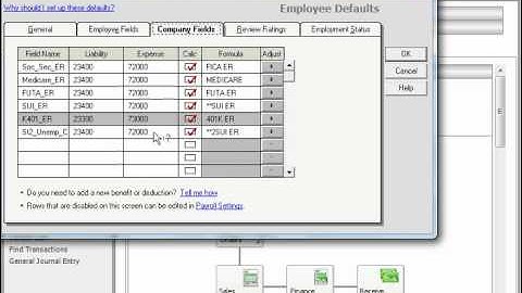 Peachtree Tutorial Setting Employee Defaults 2009 2011 Sage Training Lesson 2.6