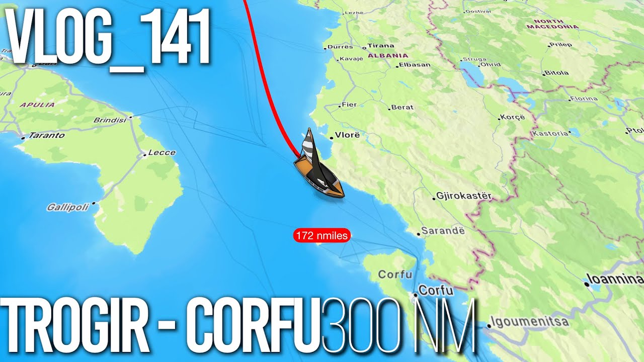 ⁣November Sailing Adventure: Trogir, Croatia to Corfu, Greece | VLOG 141