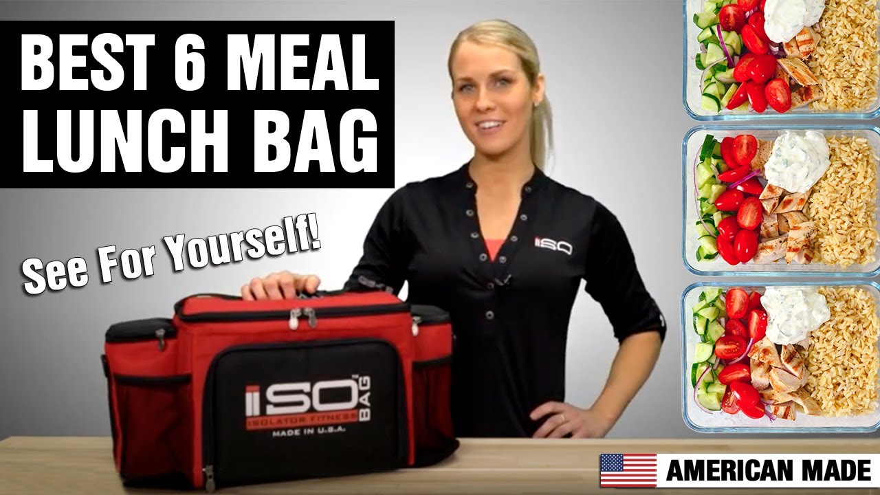 6 Meal Reverse Color Isobag Meal Prep Bag Review (FREE Shopping List Bonus)  