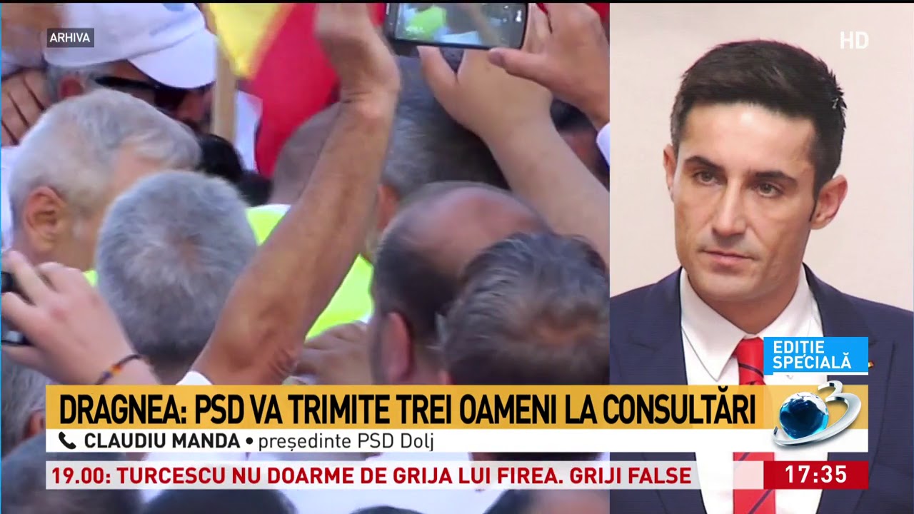 Mega miting al PSD în ziua consultărilor la Cotroceni newspaper mockup