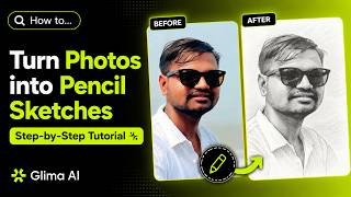 Turn Photos into Pencil Sketches with AI | Glima AI Pencil Sketch screenshot 4