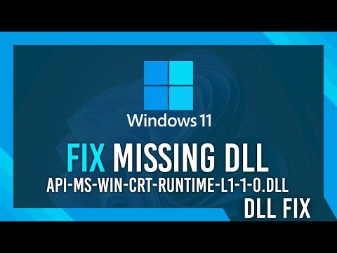 Fix api-ms-win-crt-runtime-l1-1-0.dll Missing Error | Windows 11 Simple Fix