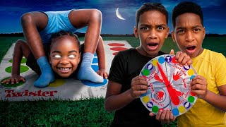 DO NOT PLAY TWISTER WITH NOVA!